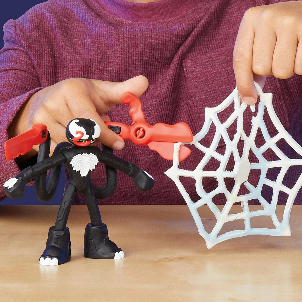 Play-Doh Marvel Spider-Man Launch & Slice Battle Playset, Ages 4 and up