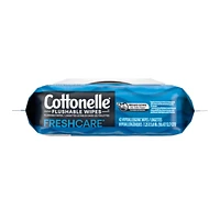 Cottonelle Fresh Care Flushable Wipes RFT 42, Cottonelle Fresh Care Flushable Wipes, Adult Wet Wipes, 1 Flip-Top Pack, 42 Wipes per Pack