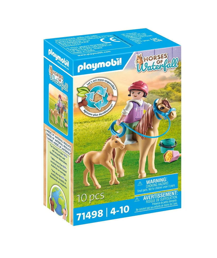 Playmobil Child with Pony and foal, Horses of Waterfall