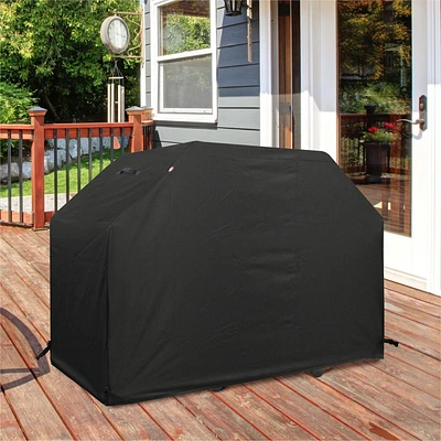 EXPERT GRILL DELUXE  3 -4 BURNER  60" WATER-RESISTANT OUTDOOR GAS  GRILL COVER FITS  MOST 3 TO 4 BURNER GRILLS, SIZE  60" W x 18" D x 40" H , BLACK COLOR