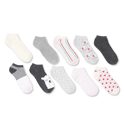Lot de 10 paires de chaussettes aux chevilles George pour femmes