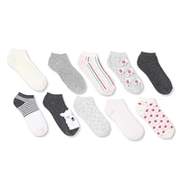 Lot de 10 paires de chaussettes aux chevilles George pour femmes