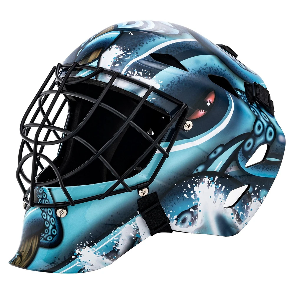 Franklin Sports GFM 1500 NHL Kraken Goalie Face Mask