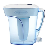 10 Cup Ready-Pour™ Pitcher with Free Water Quality Meter, 10 Cup Capacity