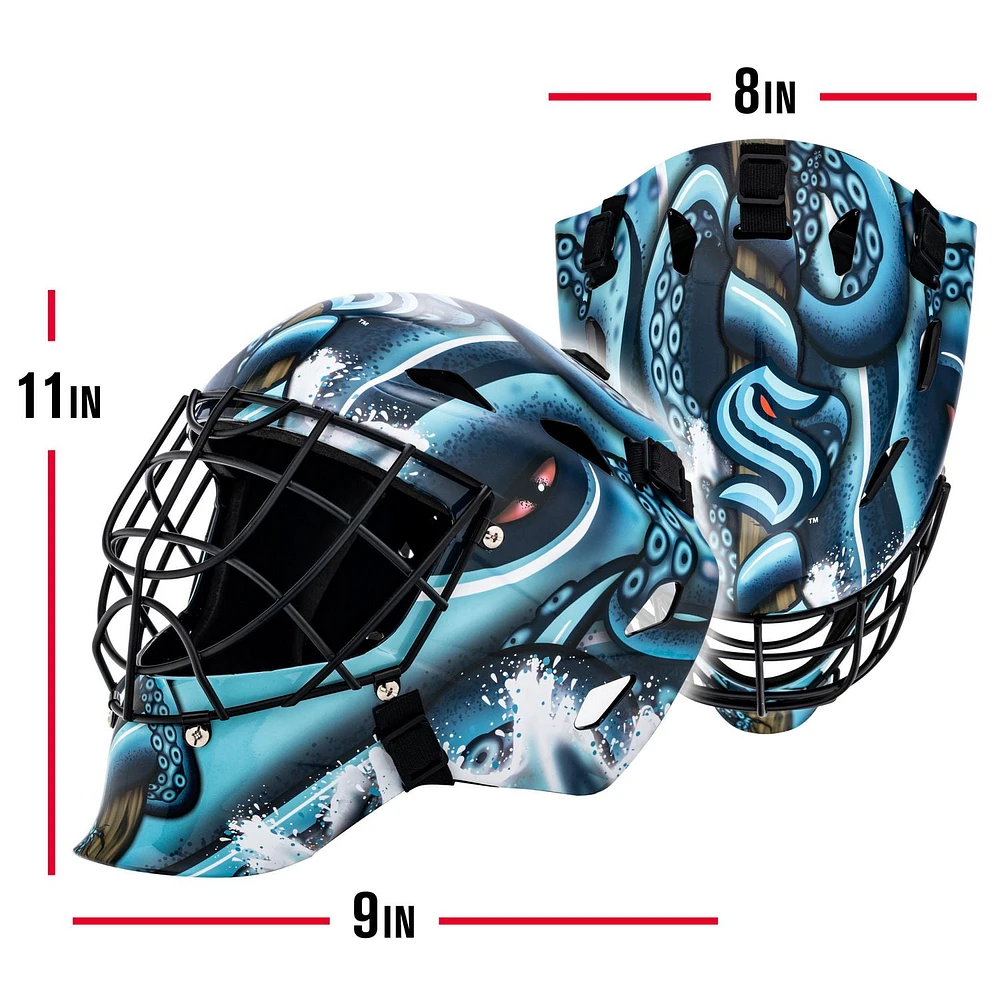 Franklin Sports GFM 1500 NHL Kraken Goalie Face Mask