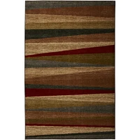 Mohawk New Wave Mayan Sunset Nylon Area Rug 5' x 8'