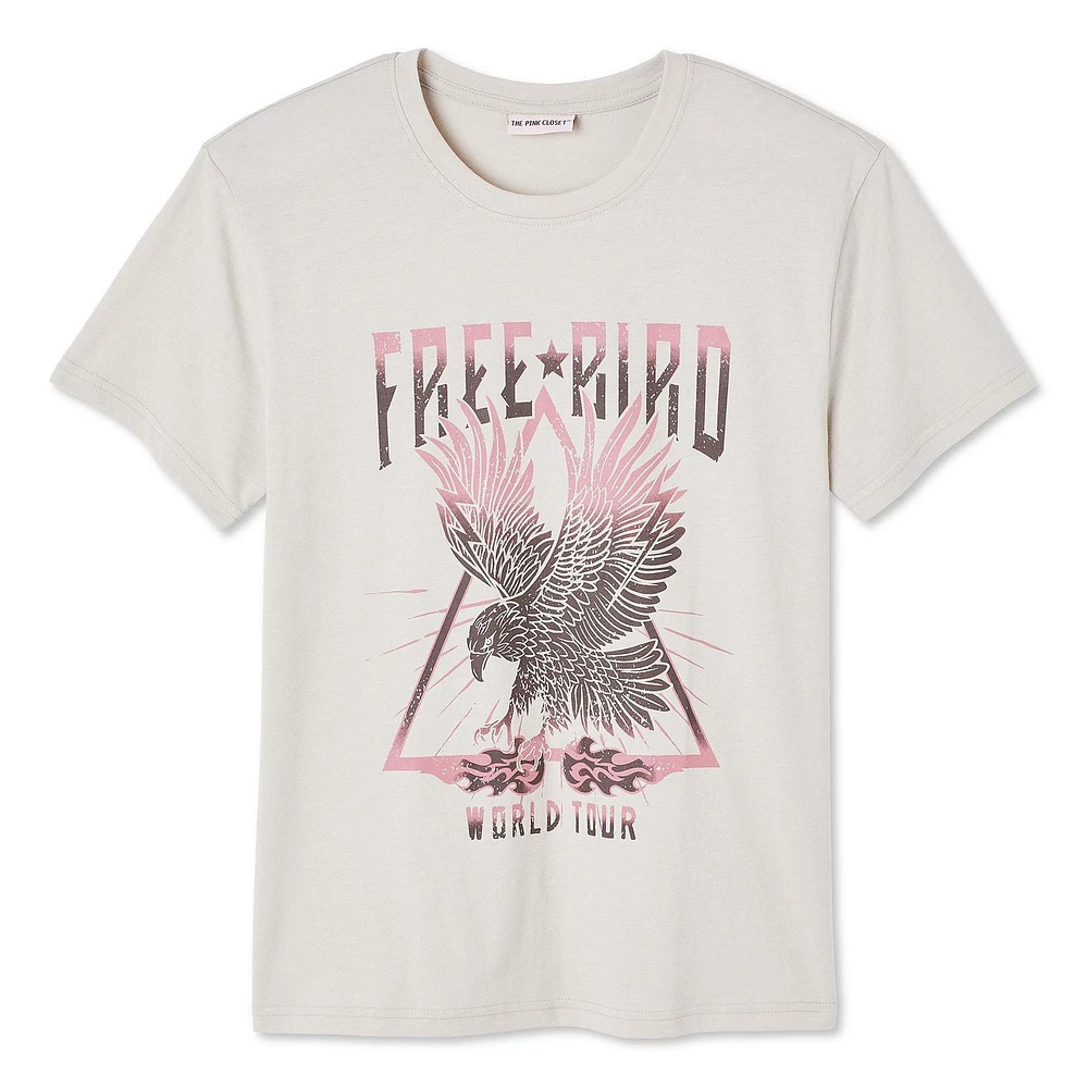 T-shirt coupe garçonne Free Bird pour femmes