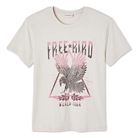 T-shirt coupe garçonne Free Bird pour femmes
