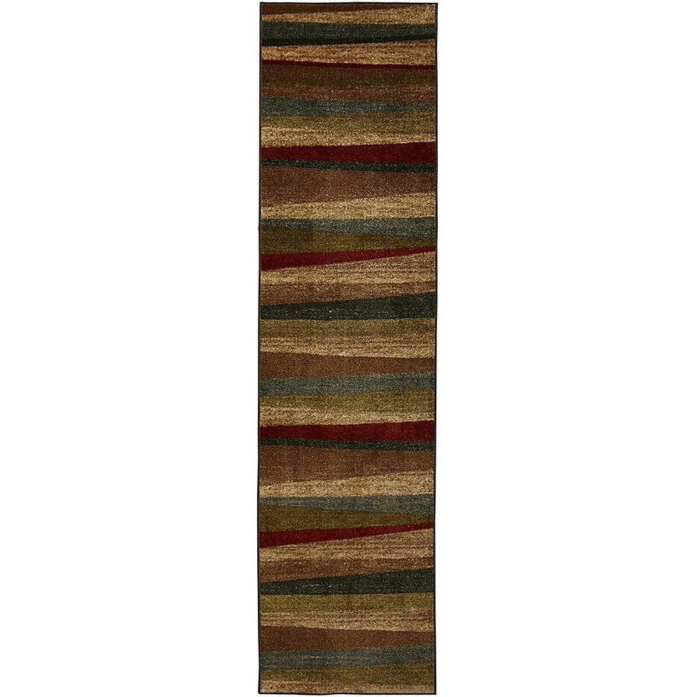 Mohawk New Wave Mayan Sunset Nylon Area Rug 7' 6"' x 10'