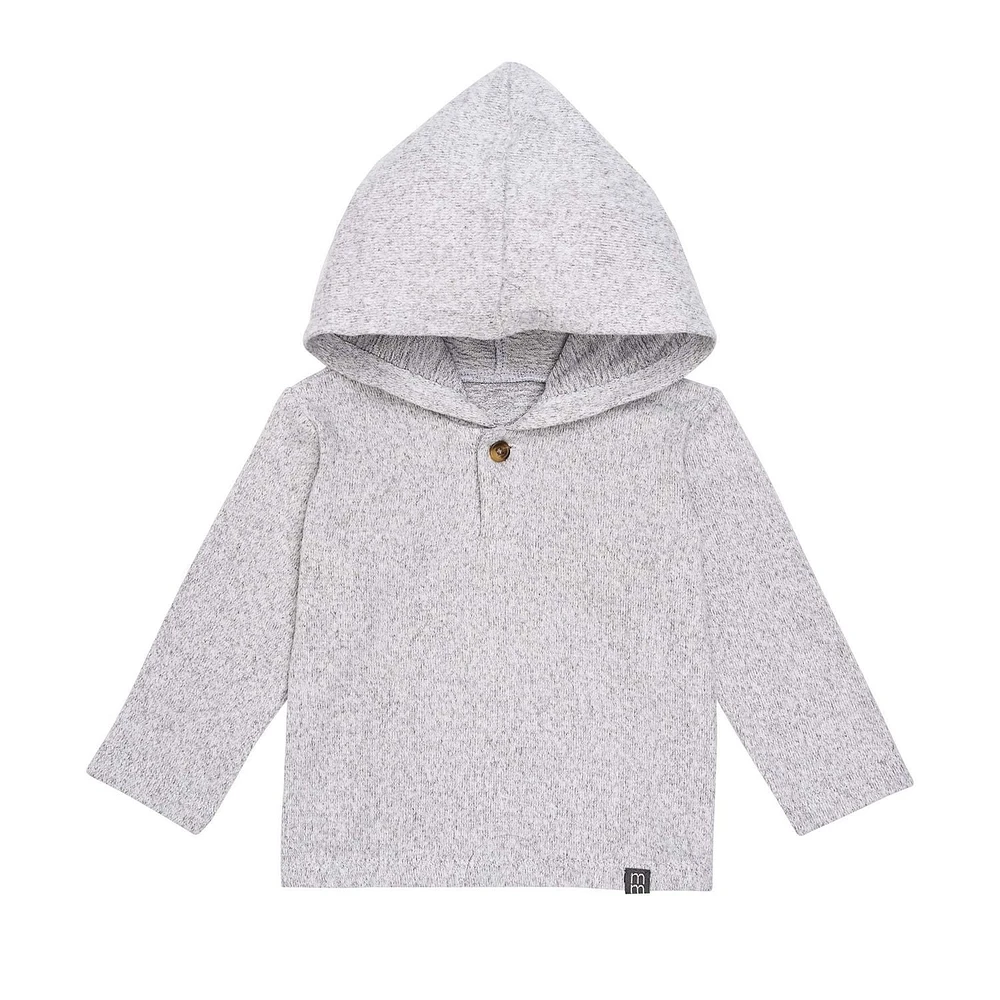 Modern Moments par Gerber - Ensemble Hacci à capuche 2 pièces - Garçon - Gris chiné