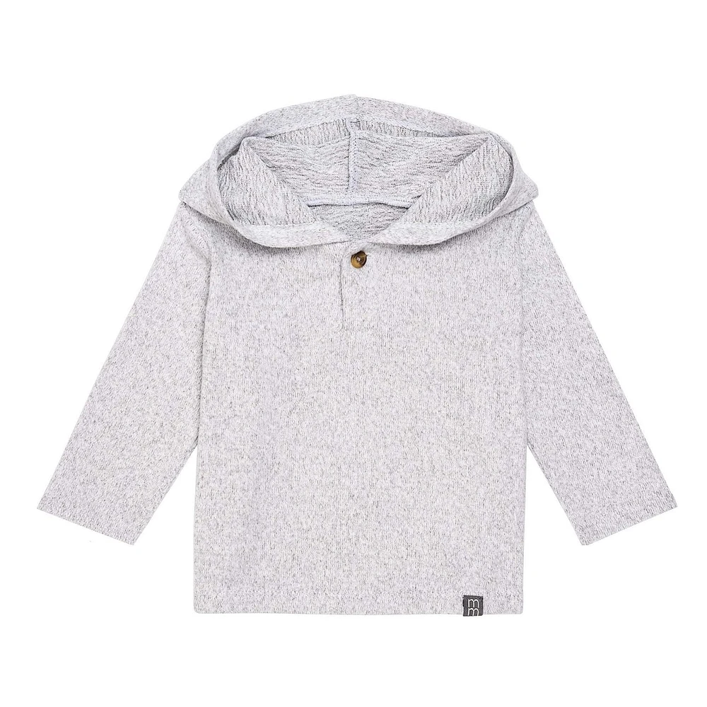 Modern Moments par Gerber - Ensemble Hacci à capuche 2 pièces - Garçon - Gris chiné