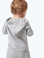 Modern Moments par Gerber - Ensemble Hacci à capuche 2 pièces - Garçon - Gris chiné