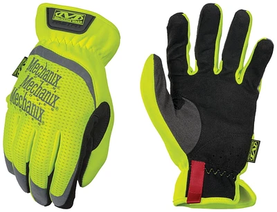 Mechanix Wear Gants Hi-Viz FastFit® (grand, jaune Hi-Viz)