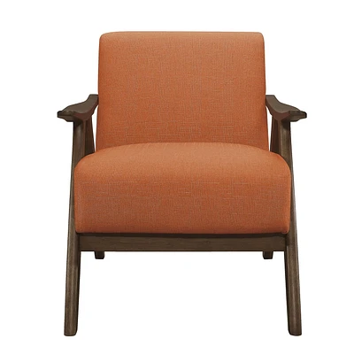 Topline Home Furnishings Orange Accent Chair