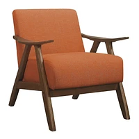 Topline Home Furnishings Orange Accent Chair