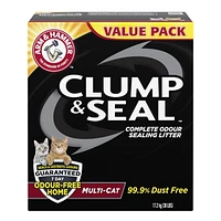 Litière Agglomérante et Scellante d'Arm & Hammer Multi-Chat pour chats 17,2 kg