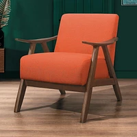 Topline Home Furnishings Orange Accent Chair