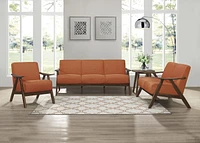 Topline Home Furnishings Orange Accent Chair