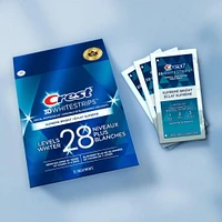 Crest 3D Whitestrips Supreme Bright At-home Teeth Whitening Kit, 28 Levels Whiter