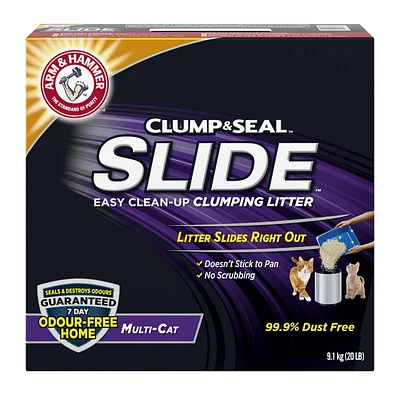 Litière Agglomérante et Scellante d'Arm & Hammer Multi-Chat pour chats 9,1 kg