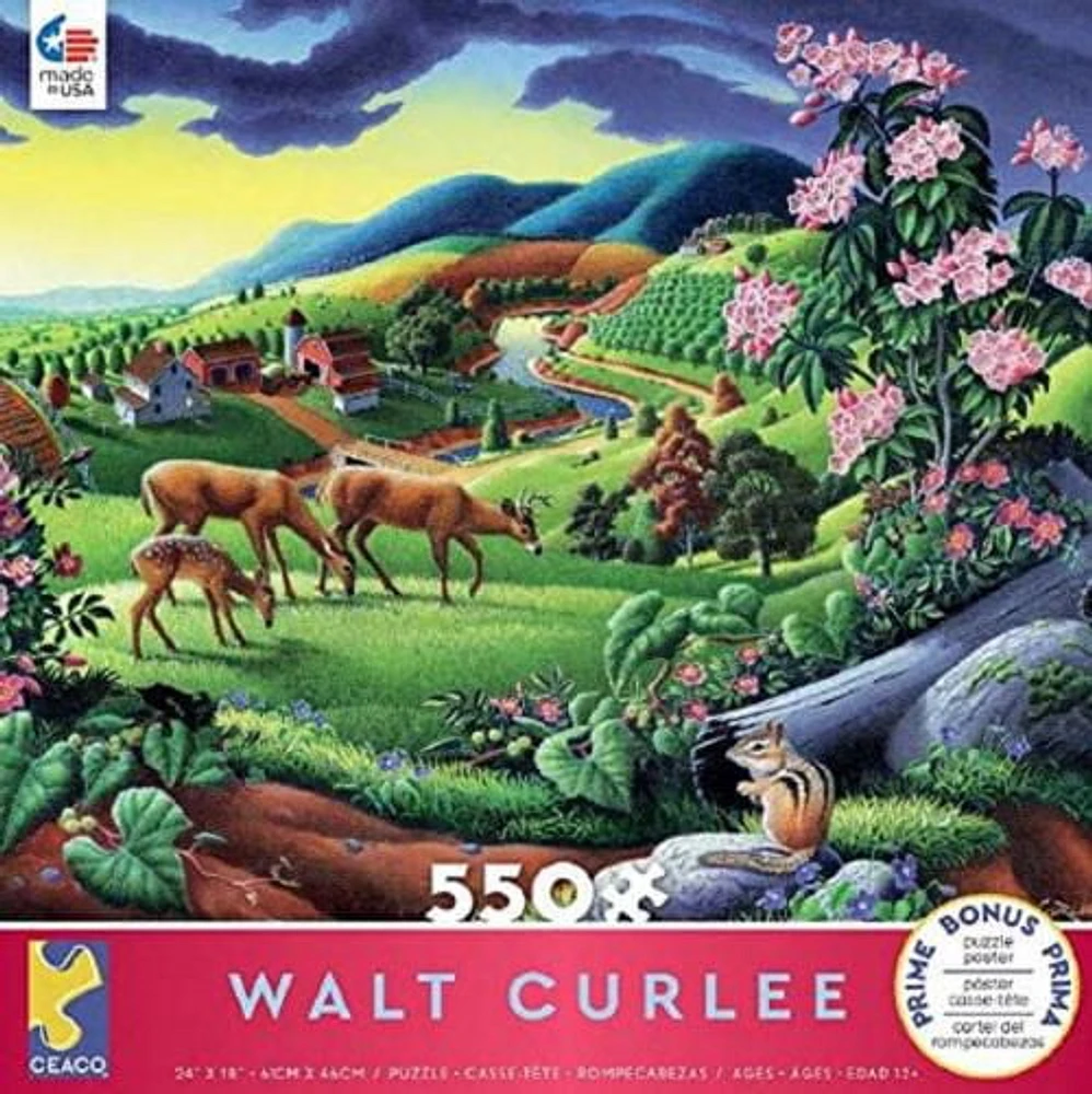 Ceaco: Walt Curlee - Deer Jigsaw Puzzle (550 pc)