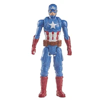 Marvel Avengers Titan Hero Series Blast Gear Captain America Action Figure, 12-Inch Toy, Inspired By Marvel Universe, For Kids Ages 4 And Up