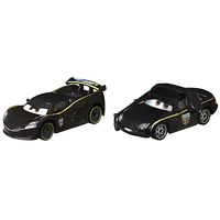 ​Disney and Pixar Cars 2-pack 1:55 scale die-cast toy character vehicles collectible gift Lewis Hamilton & Crew Chief Kids 3 and Up