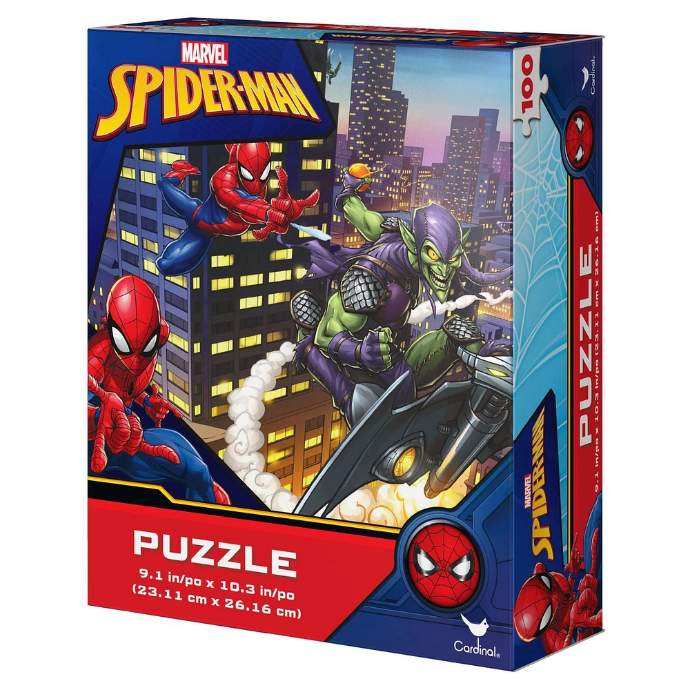 Spider-Man 48-Piece Jigsaw Puzzle for Families and Kida Ages 4 and up