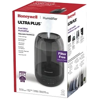 Honeywell HUL565BC Ultra Plusᵀᴹ Ultrasonic Cool Mist Humidifier, Easy to Fill & Clean