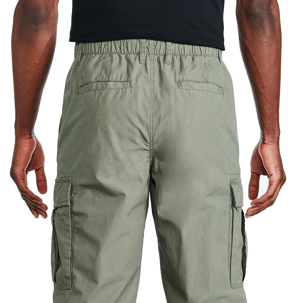 Pantalon cargo en twill George pour hommes Tailles P-2XL