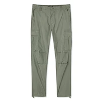 Pantalon cargo en twill George pour hommes Tailles P-2XL