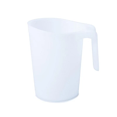 Mistral® 1.3l Milk Pitcher Clear White, 1.3 liter capacity