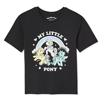 T-shirt à manches courtes Mon Petit Poney pour filles
