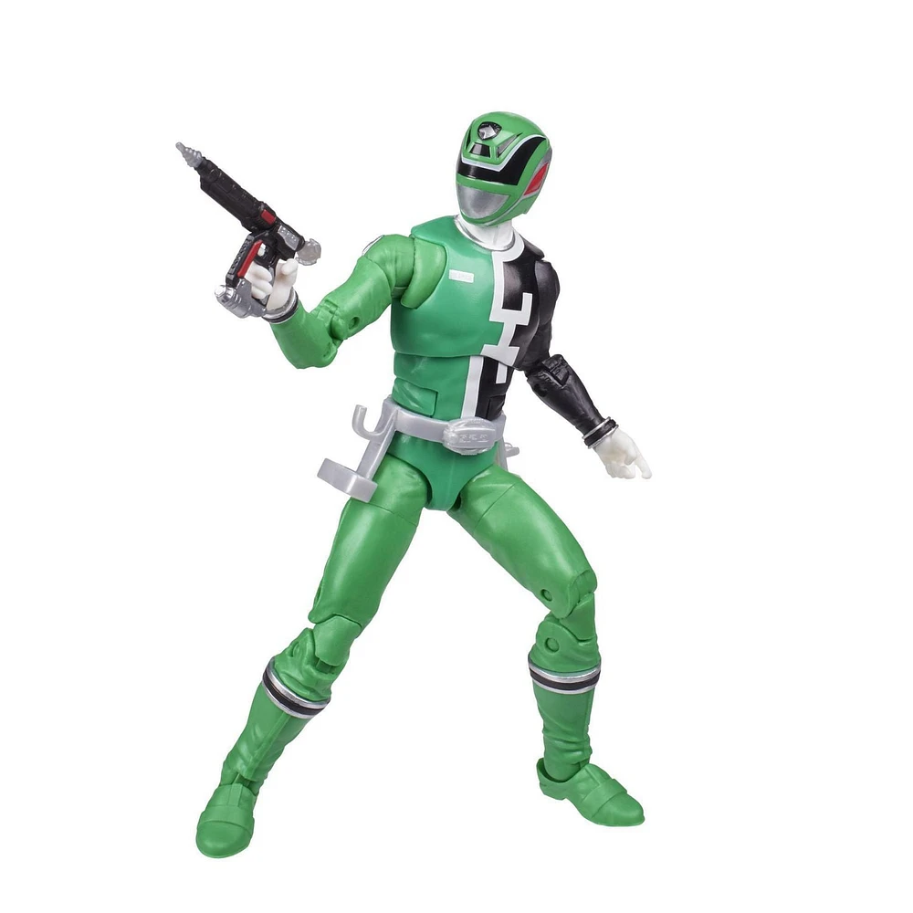 Power Rangers Lightning Collection S.P.D. Green Ranger 6-Inch Premium Collectible Action Figure Toy with Accessories