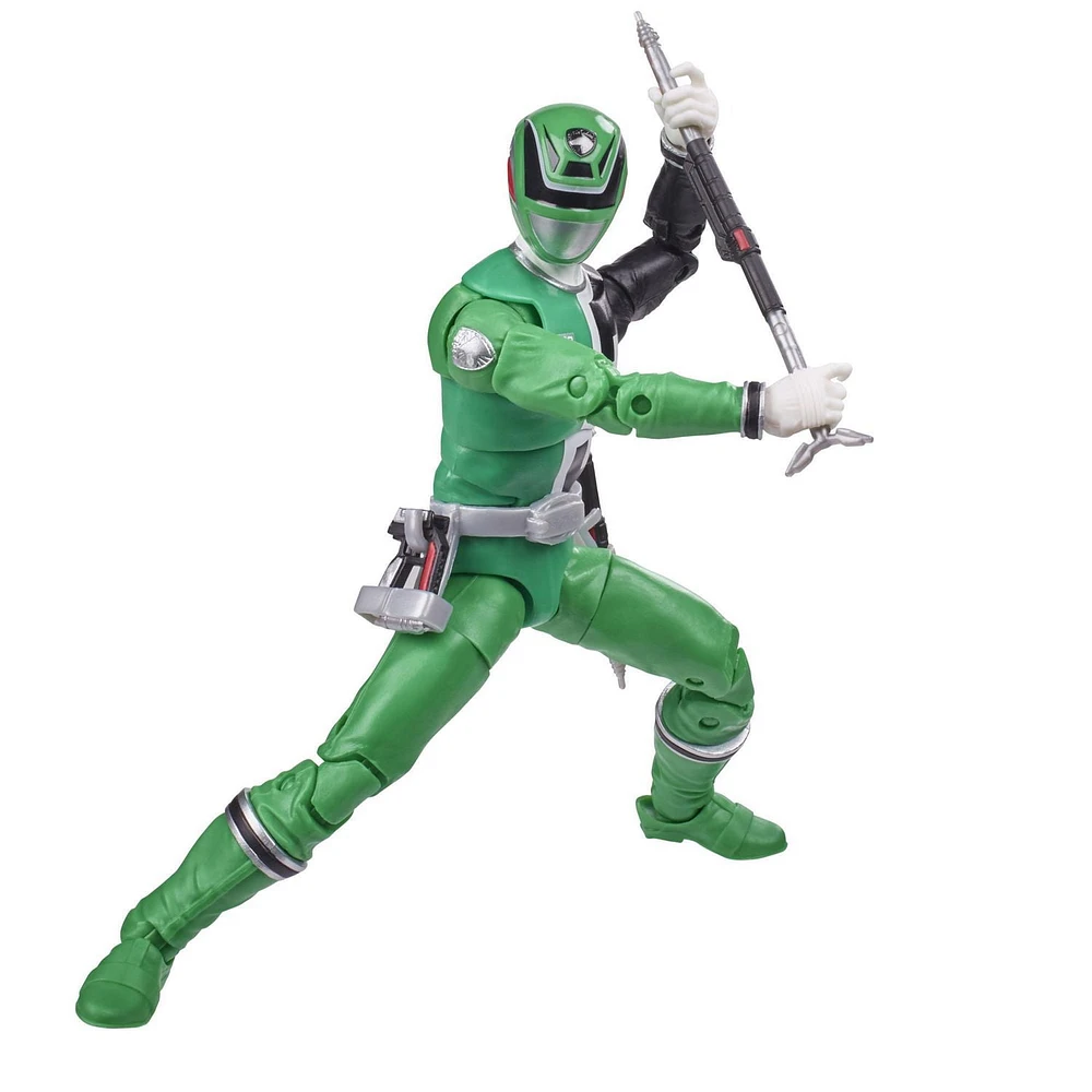 Power Rangers Lightning Collection S.P.D. Green Ranger 6-Inch Premium Collectible Action Figure Toy with Accessories