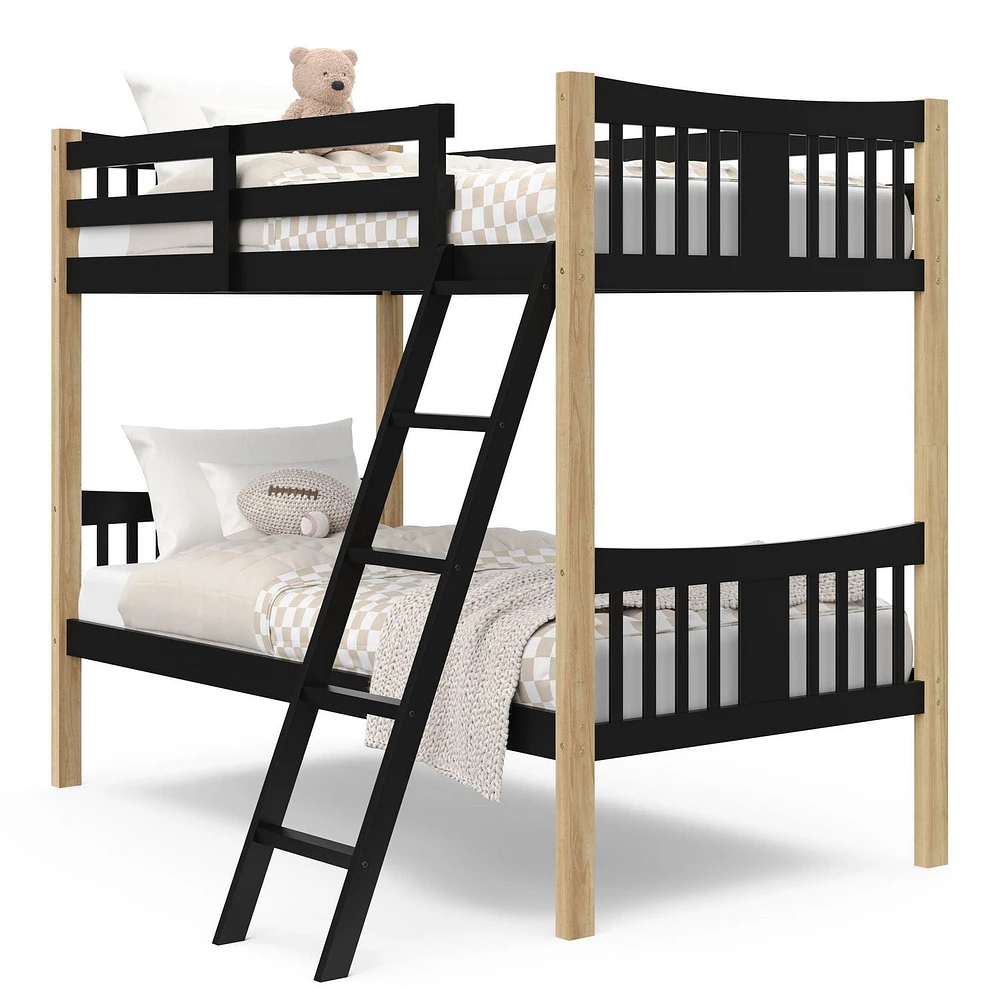 Storkcraft Caribou Solid Hardwood Twin Bunk Bed