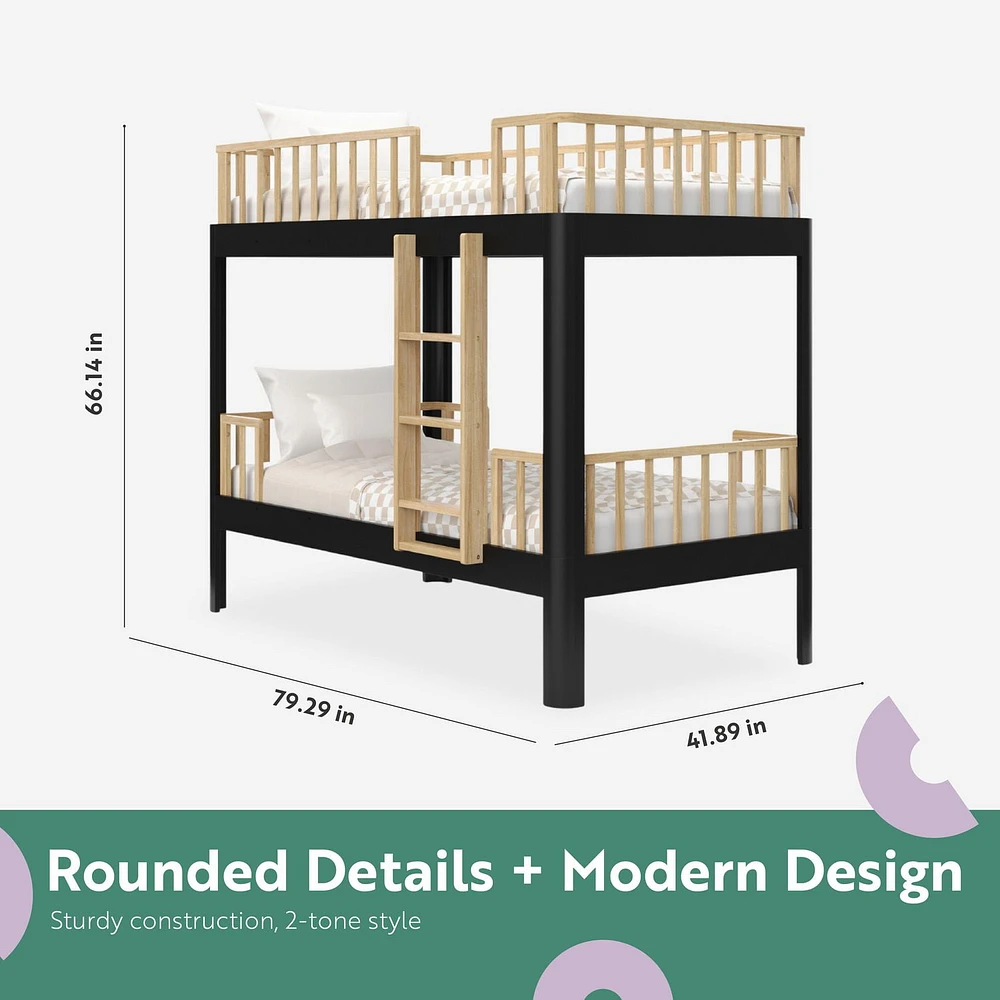 Storkcraft Next Santos Twin-over-Twin Bunk Bed