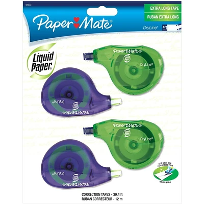 Liquid Paper Correction Tape, DryLine Correction Tape, 4CD