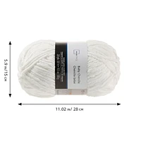 MAINSTAYS COZY CHENILLE 2 PACK BABY WHITE YARN