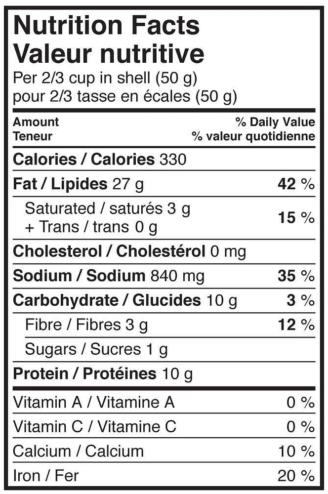 Planters - Graines De Tournesol Saveur Assaisonnee - 454g