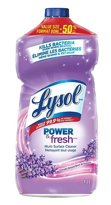 Nettoyant tout-usage Lysol, À verser, Lavande, Nettoyant multi surface 1.2 L