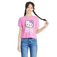 Hello Kitty Girls' Boxy Crop Tee