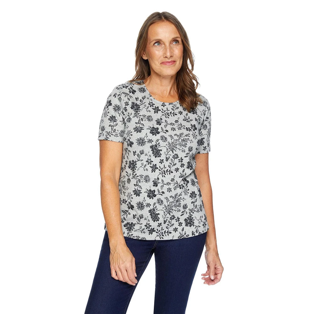 Iyla Women's Crew Neckline Tee, Sizes S-XXL