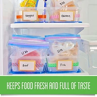 Ziploc Freezer Bags Medium 3 Pack, 3 x 34 Bags