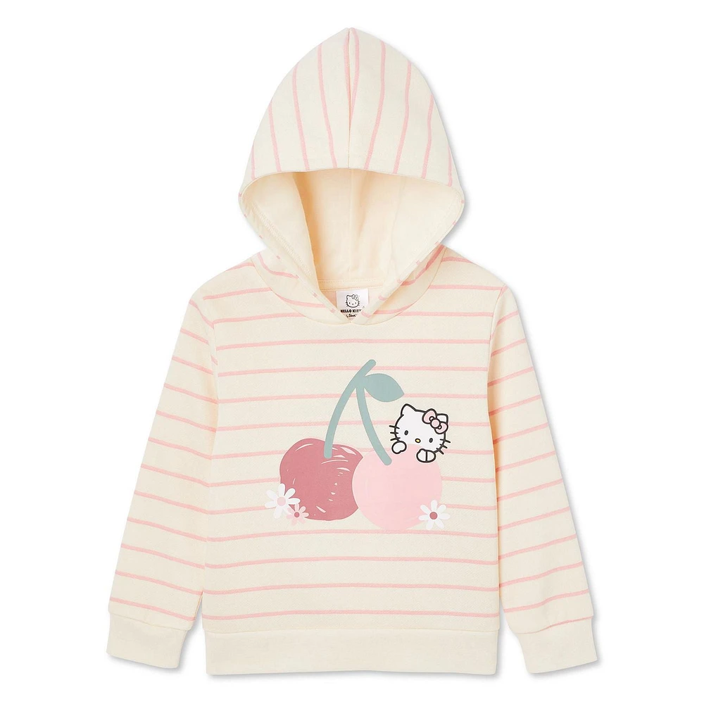 Haut à capuchon Hello Kitty pour petites filles Tailles 2T-5T
