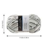 MAINSTAYS COZY CHENILLE 2 PACK BABY GRAYS YARN