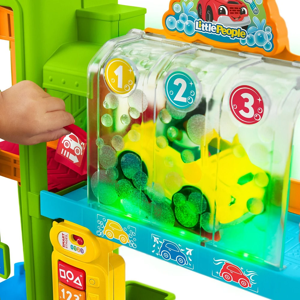 Fisher-Price – Little People – Coffret de jeu – Le Garage Lumineux