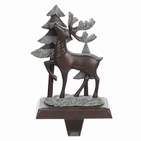 9" Metal Deer Stocking Holder