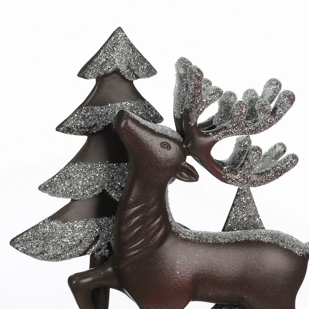 9" Metal Deer Stocking Holder