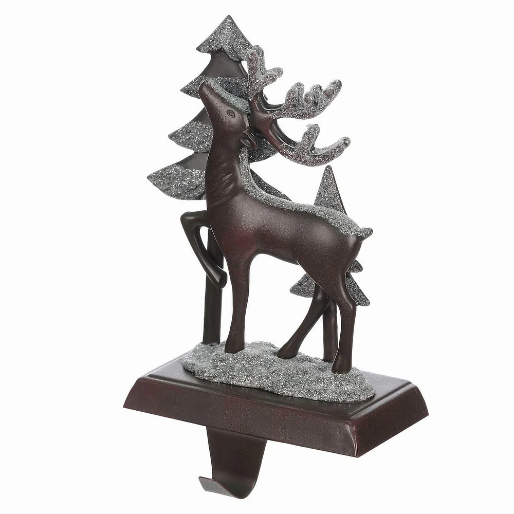 9" Metal Deer Stocking Holder